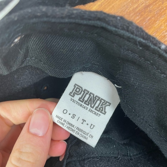 PINK Black Wool Hat - Picture 3 of 8